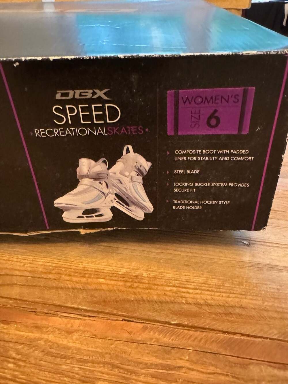 DBX Speed Recreational Ice Skates Women's Size 6